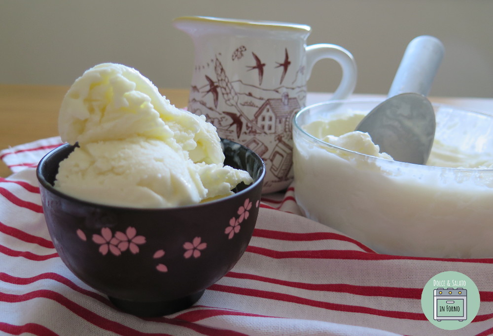 Gelato Alla Panna Dolce Salato In Forno